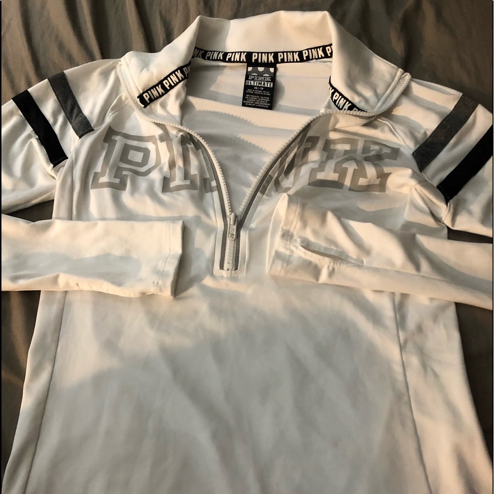 Pink dry fit pull over